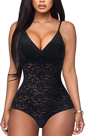 BRABIC Removable Pads & Adjustable Straps Bodysuit