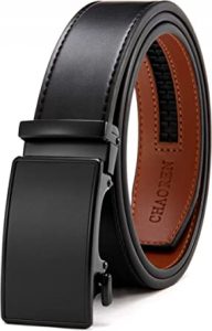 CHAOREN Scratch Resistant Buckle Men’s Ratchet Belt