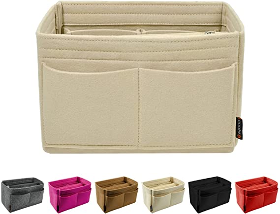 OMYSTYLE Lightweight Felt Purse Organizer Insert