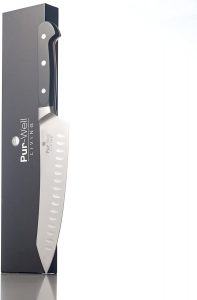 Pur-Well Living Food Prep Ergonomic Vegetable Knife, 8-Inch