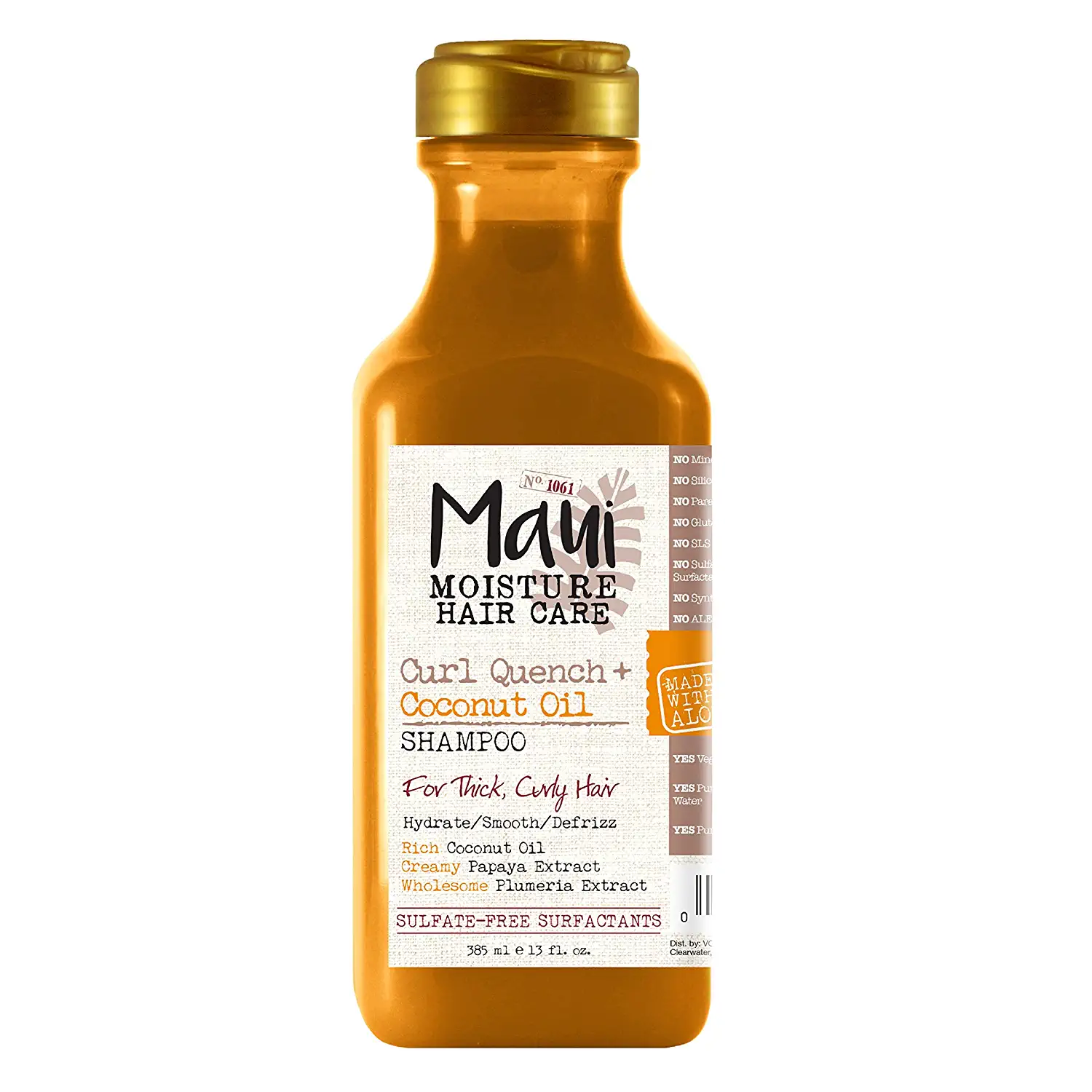 Maui Moisture Coconut Oil Vegan Curly Hair Shampoo