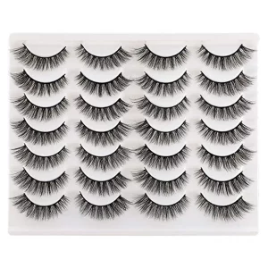 Newcally Light Volume Short False Eyelashes, 14 Pair