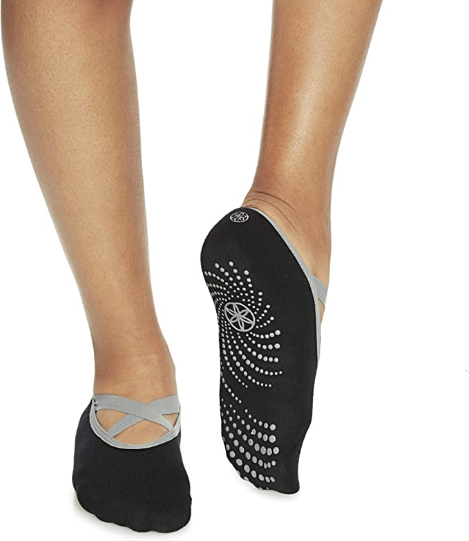 Gaiam Ballet Top Straps Barre Socks