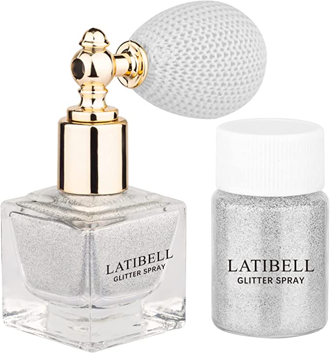 LATIBELL Hair & Body Glitter Spray With Refill