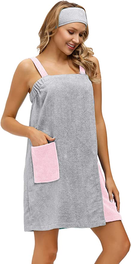 Zexxxy Lightweight Adjustable Closure Strap Towel Wrap