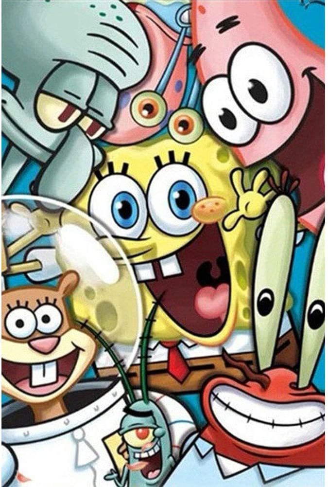 cupmod Sponge Bob 5D Diamond Painting Kit