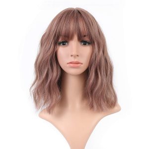 FAELBATY Loose Wave Short Bob Wig