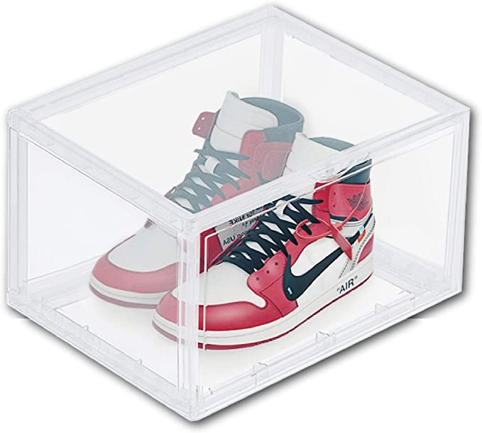 Hexiher Clear Magnetic Door Shoe Display Case