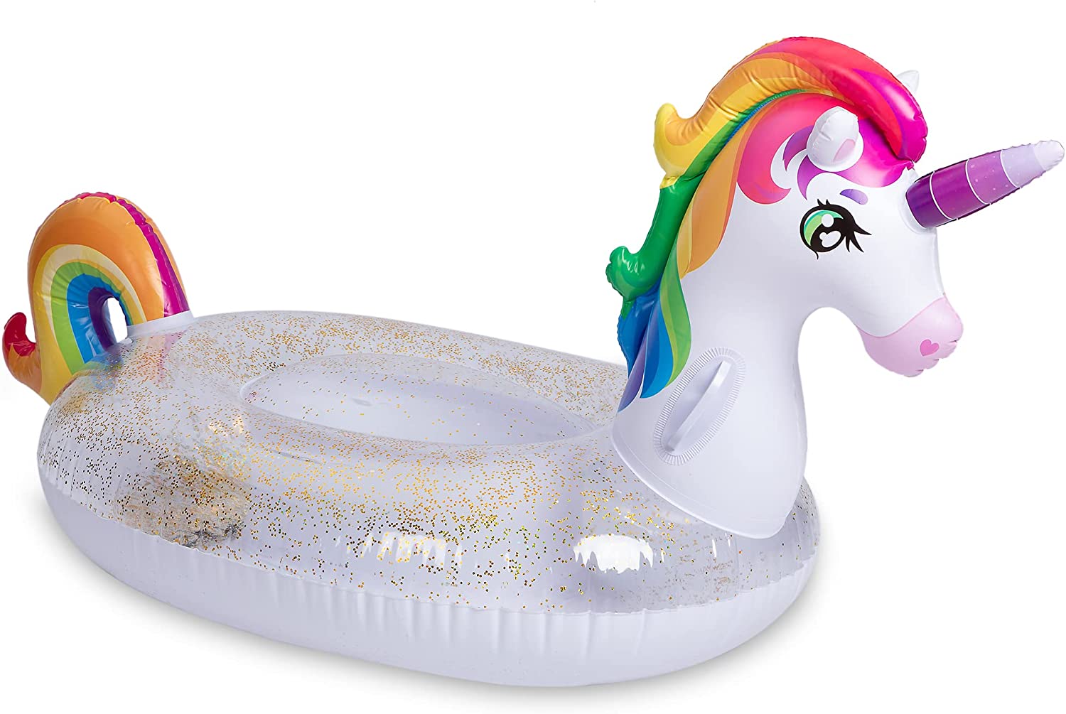 JOYIN Neck Handles Kids Unicorn Pool Float