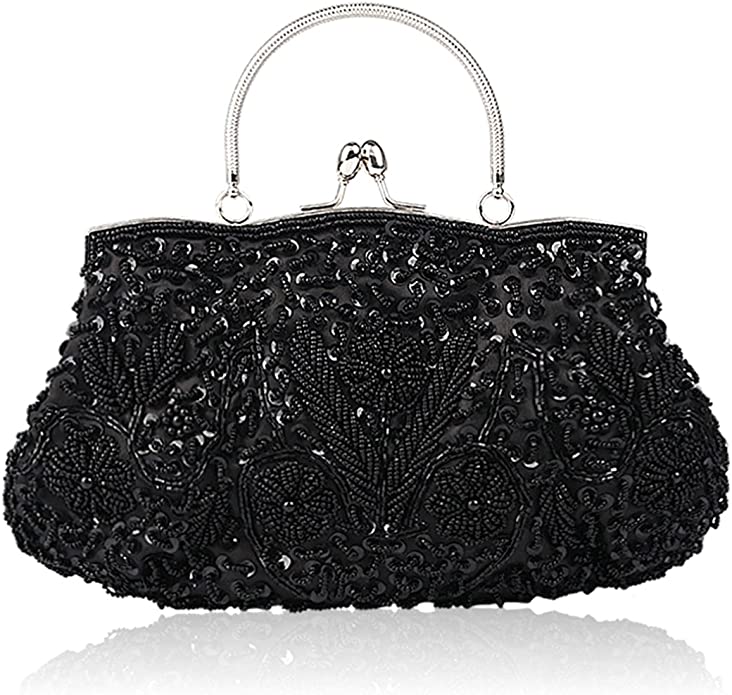 SSMY Detachable Chain Beaded Purse