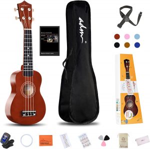 ADM Strap & Basswood Soprano Ukulele