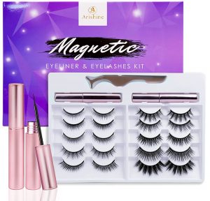 Arishine Eyeliner & Latex Free Magnetic Eyelashes