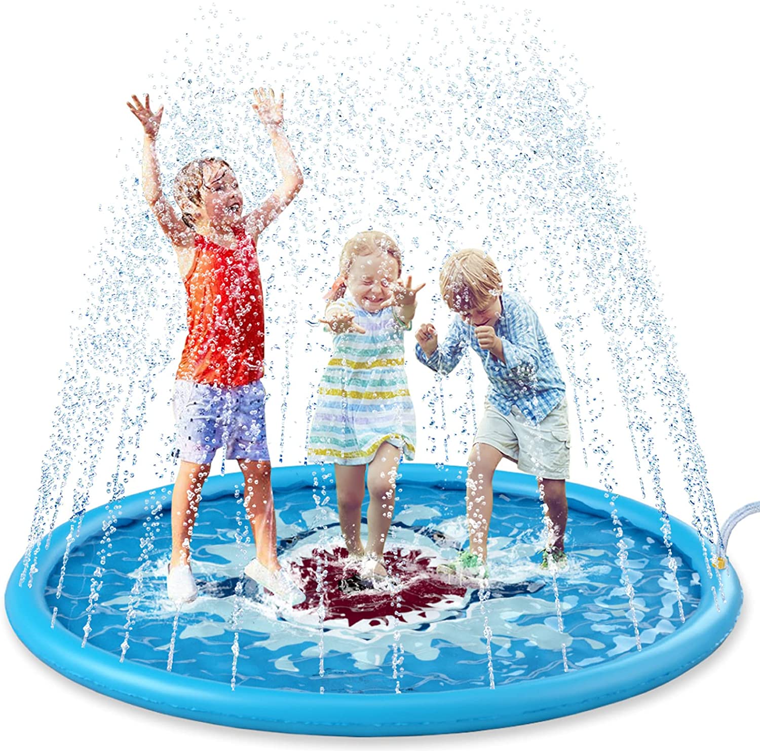 Jasonwell BPA-Free Non-Slip Inflatable Splash Pad