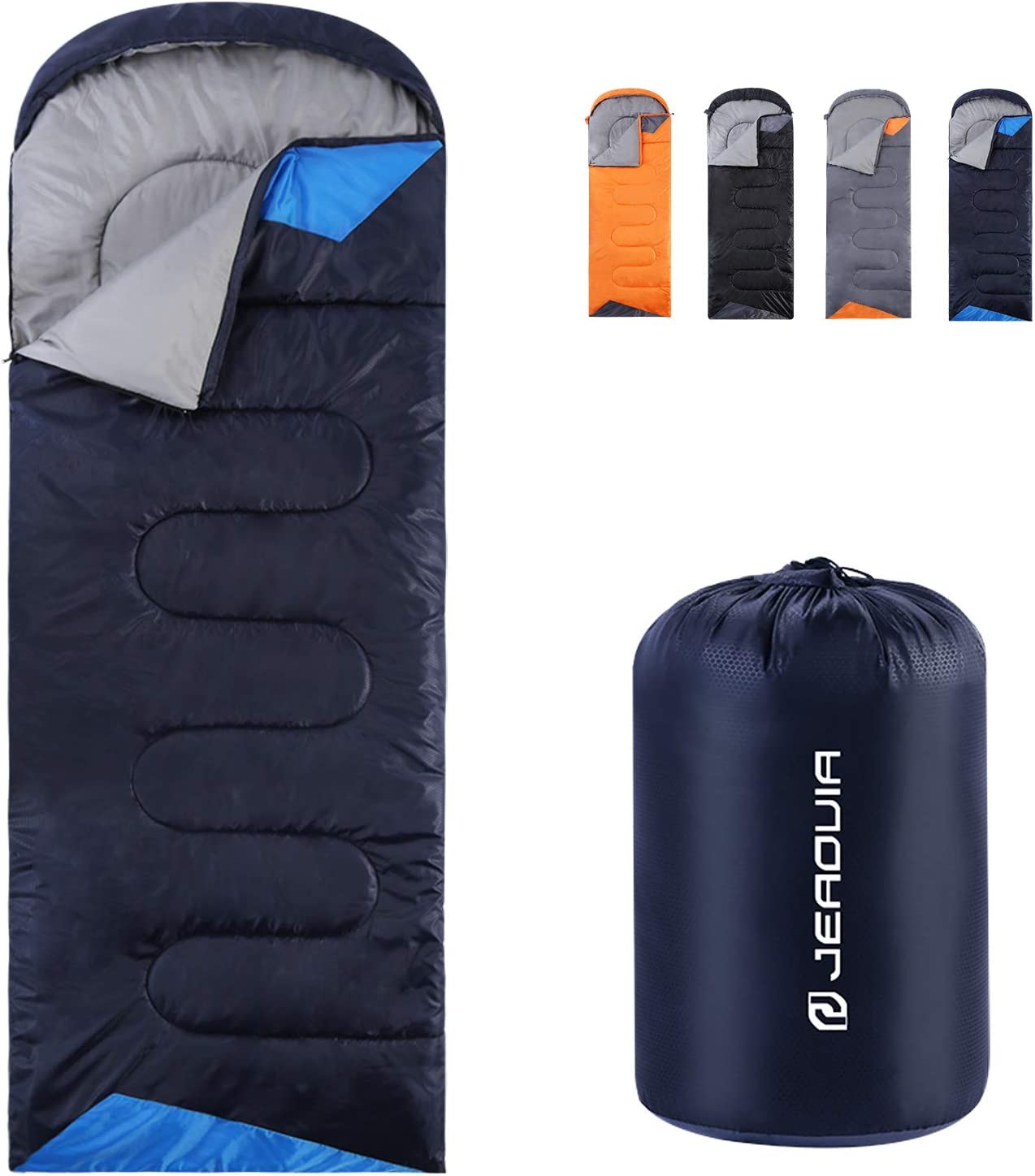 JEAOUIA Cotton Zippered Sleeping Bag