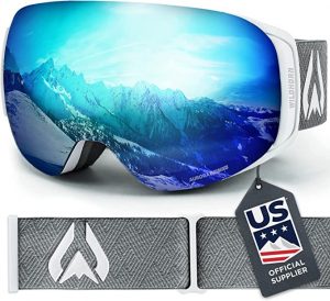 WildHorn Outfitters Roca Anti-Fog UV400 Ski Goggles For Women
