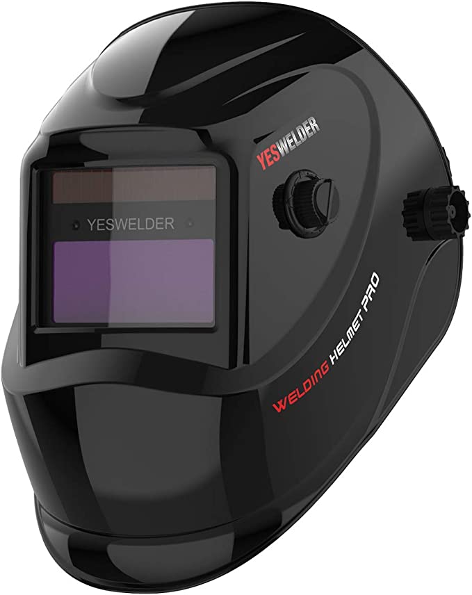 YESWELDER Solar Powered Auto Darkening TIG MIG MMA Welding Helmet