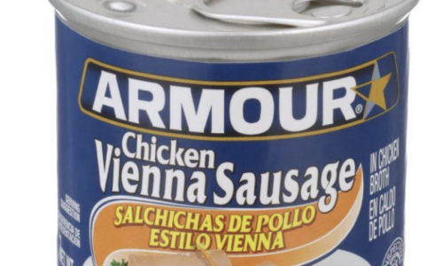 Recalled Vienna sausages can