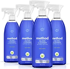 Method Plant-Based Mint Glass Cleaner, 4 Pack