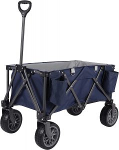 REDCAMP Quick Setup Steel Heavy-Duty Beach Wagon