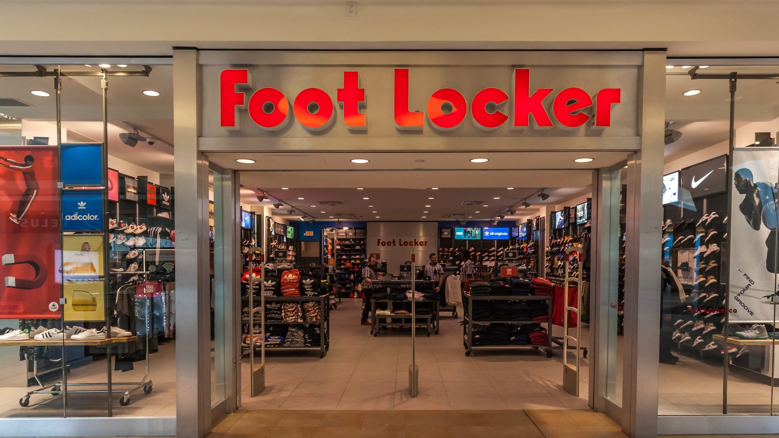 Foot Locker store in mall