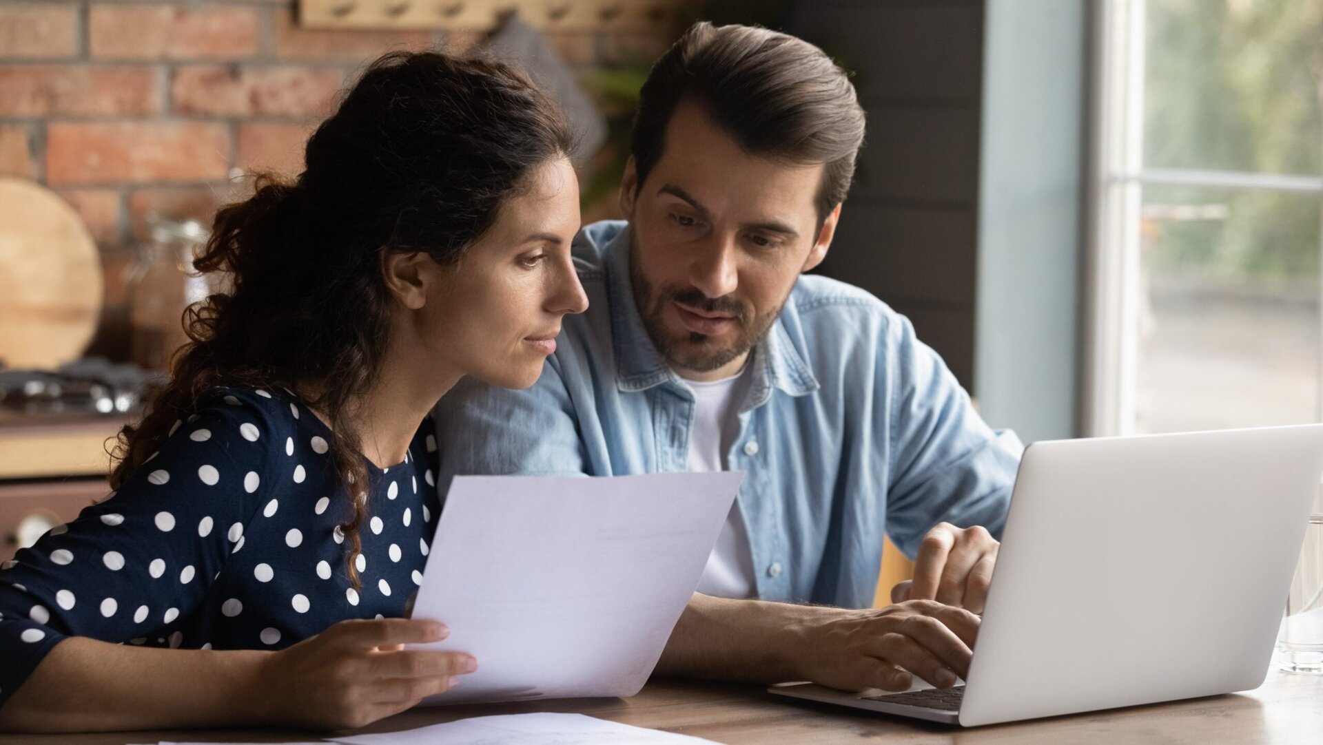 Couple comparing files