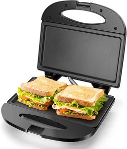 Aigostar Nonstick Deep Grid Surface Sandwich Maker