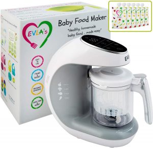 EVLA’S Reusable Food Pouches & Baby Food Maker