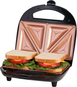 Gotham Steel Nonstick Easy Cut Edges Sandwich Maker