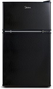 MIDEA Reversible Door Mini Fridge With Freezer