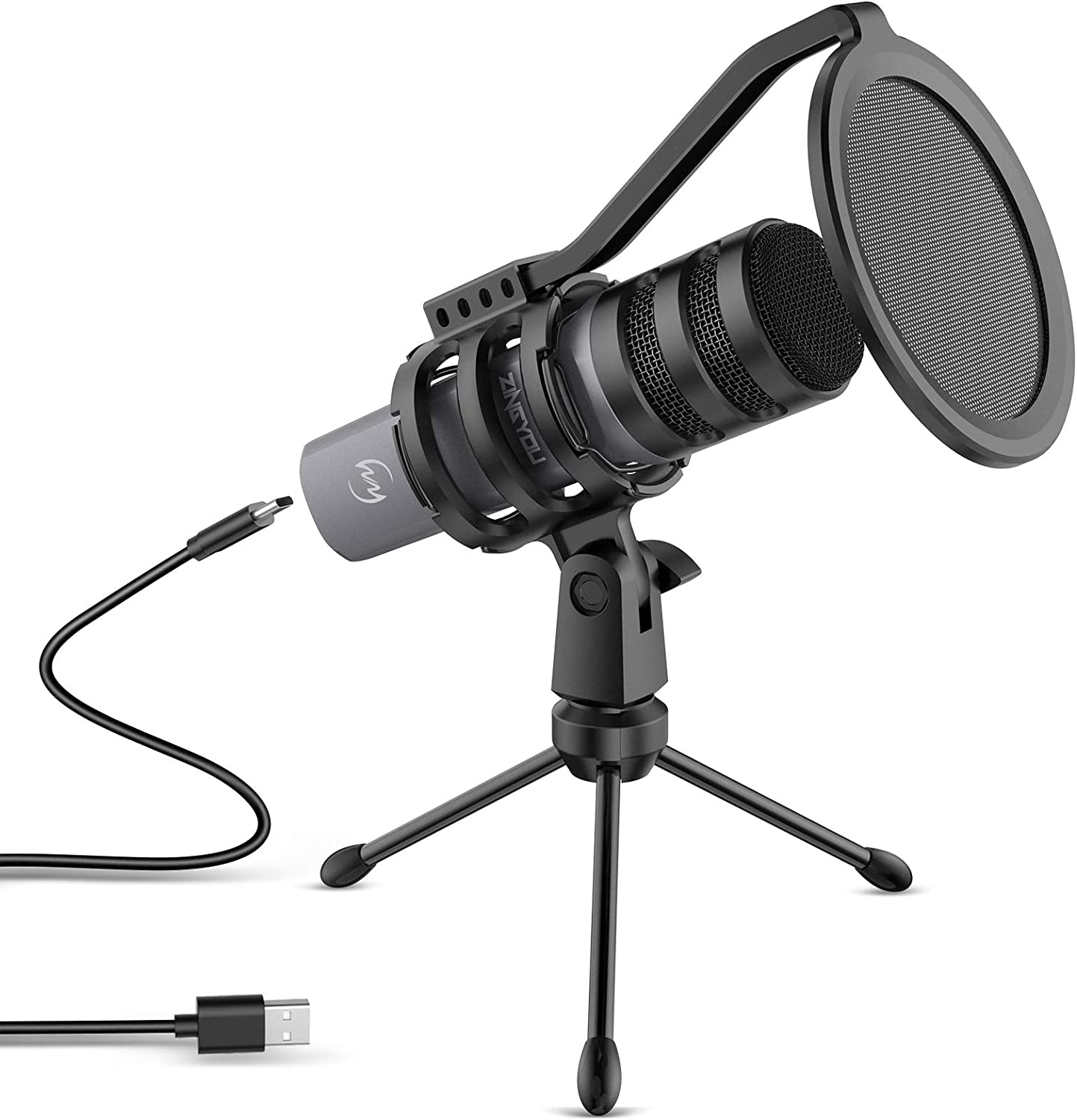 ZINGYOU Unidirectional Volume Control Laptop Microphone