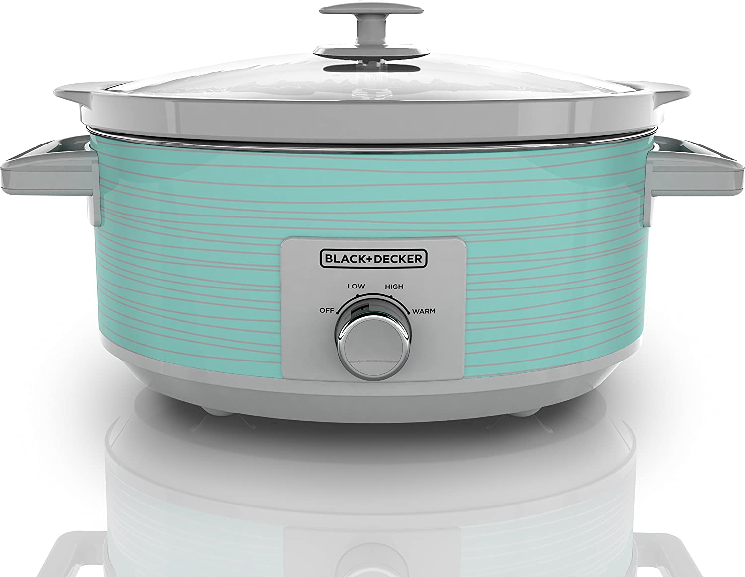 BLACK+DECKER Stoneware Countertop Slow Cooker, 7-Quart