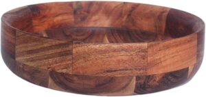 Kaizen Casa Eco-Friendly Acacia Hardwood Fruit Bowl