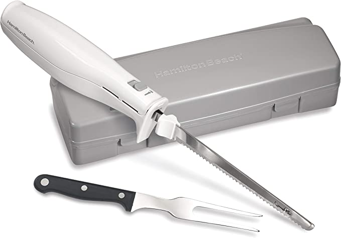 Hamilton Beach Ergonomic Electric Reciprocating Serrated Carving Knife