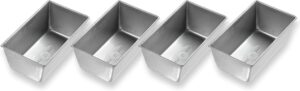 USA Pan BPA-Free Non-Stick Coating Mini Loaf Pans, 4-Piece