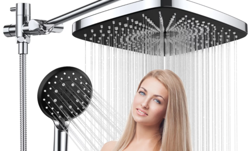 5-setting high-pressure showerhead