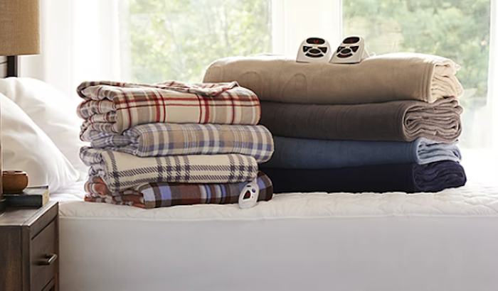 Biddeford Microplush Heated Electric Throws