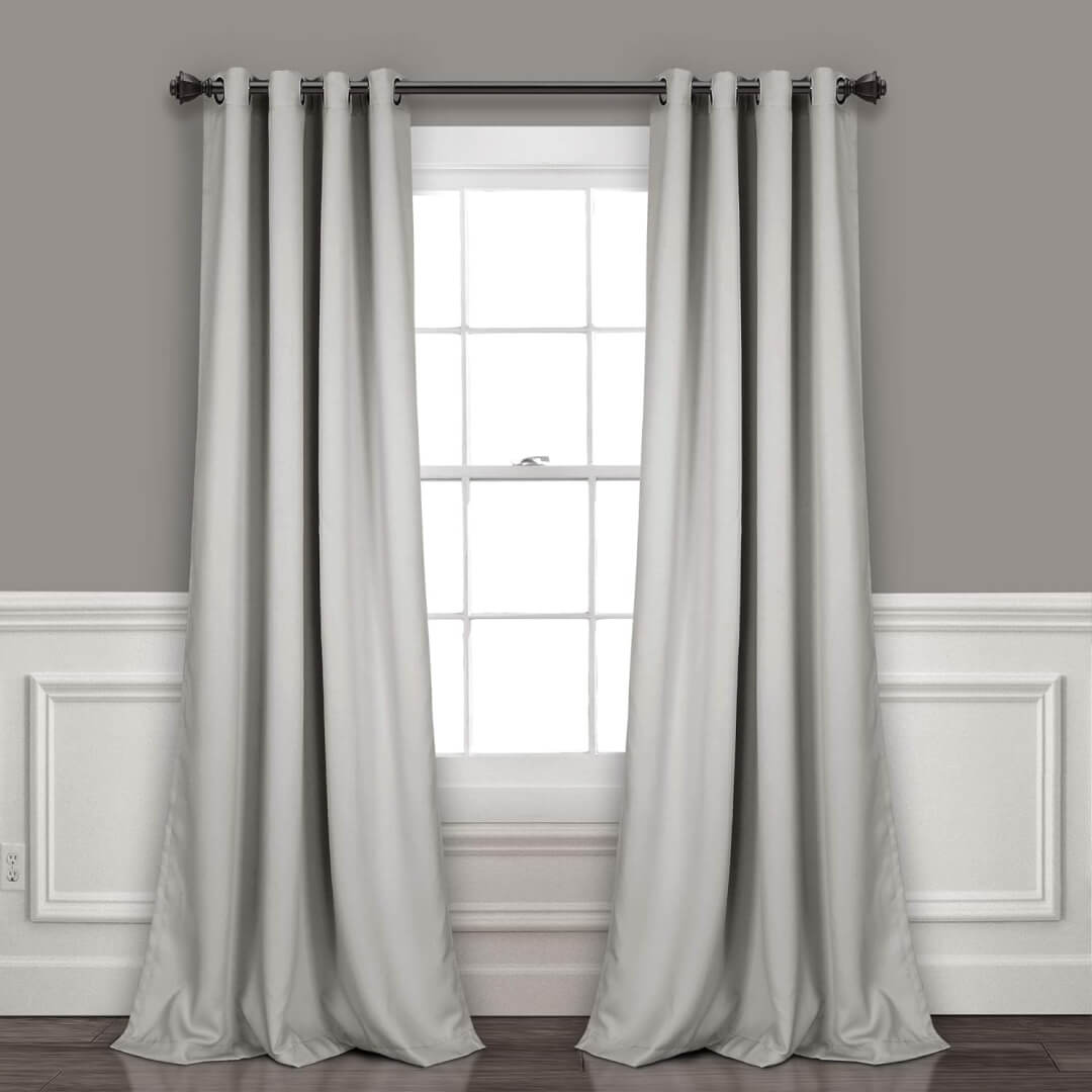 Lush Decor Insulated Grommet Blackout Window Curtain Panels