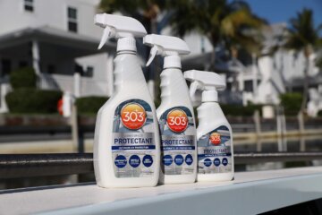 Close up shot of 303 Products Marine Aerospace Protectant – UV Protection